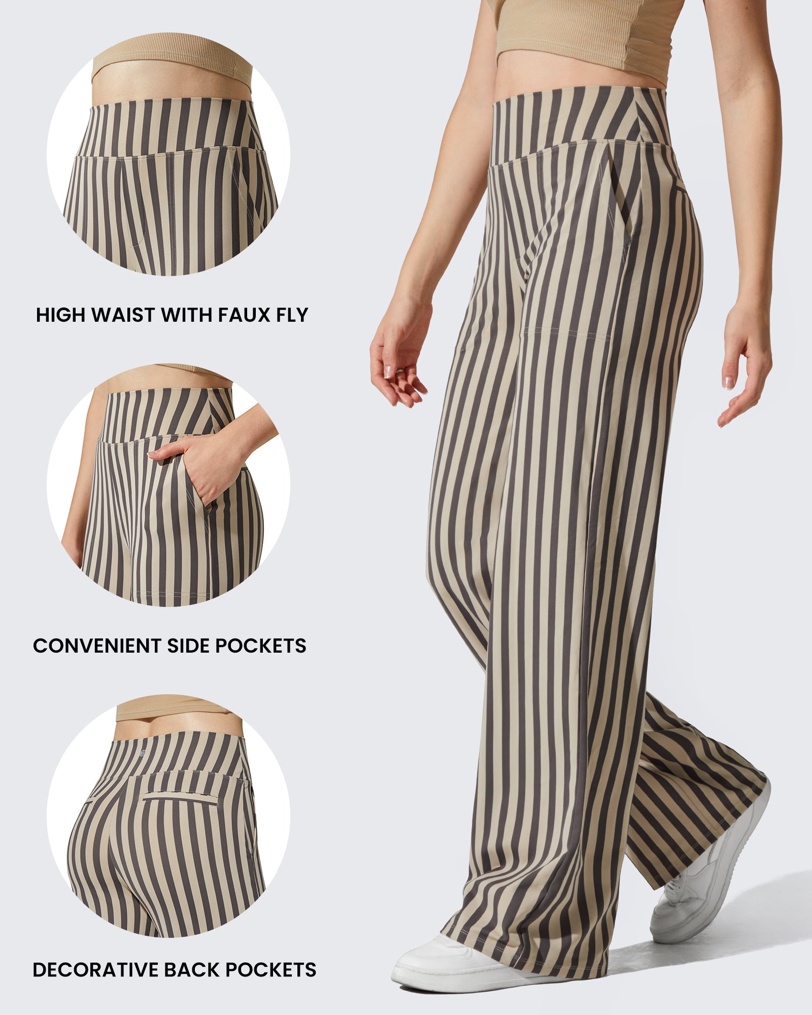EverGoing Loose High-Waist Business Casual Pants