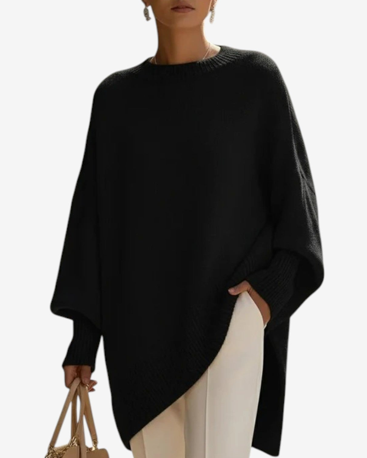 Kallos London | Relaxed Cashmere Blend Knit Sweater